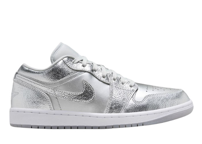 snn Air Jordan 1 Low SE Metallic Silver (W) - FN5030-001